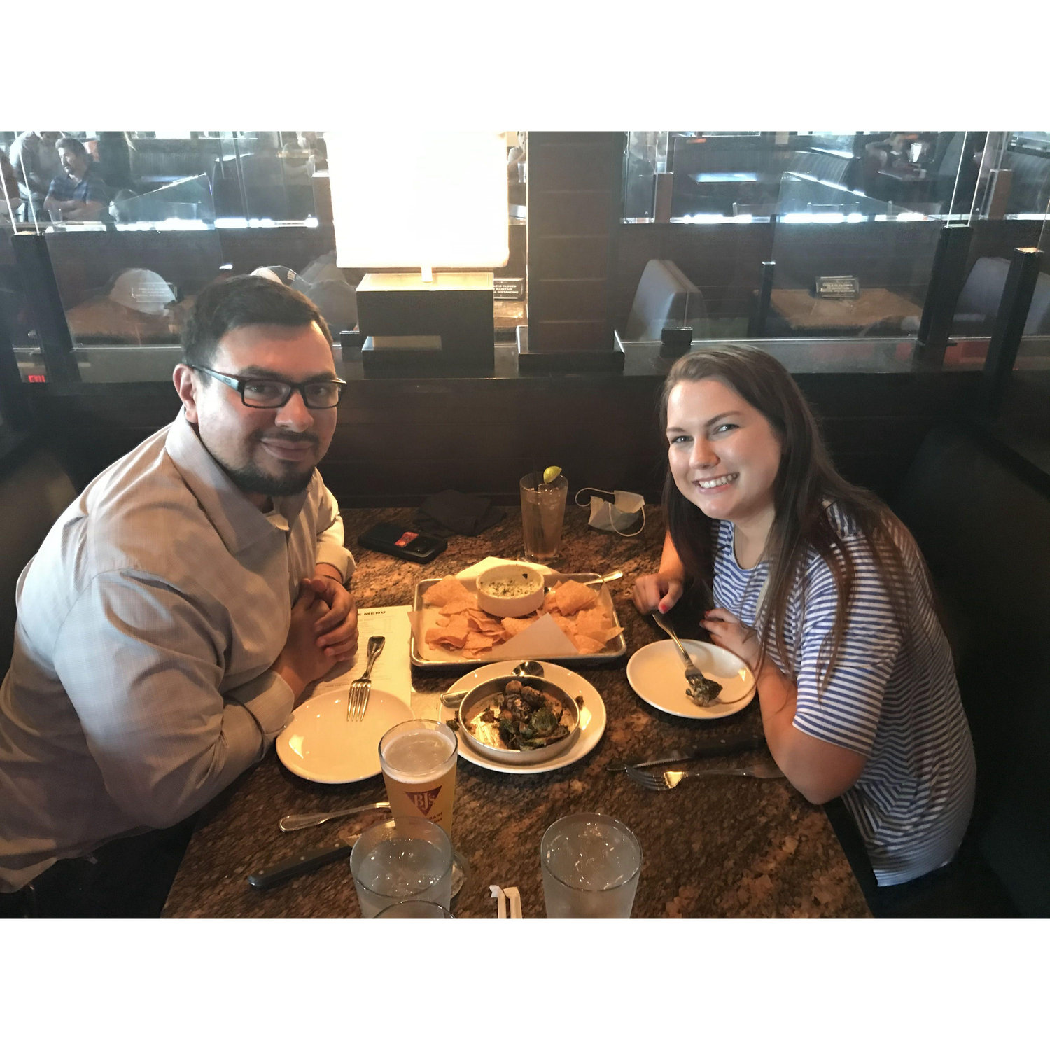 Two year anniversary dinner, November 2020