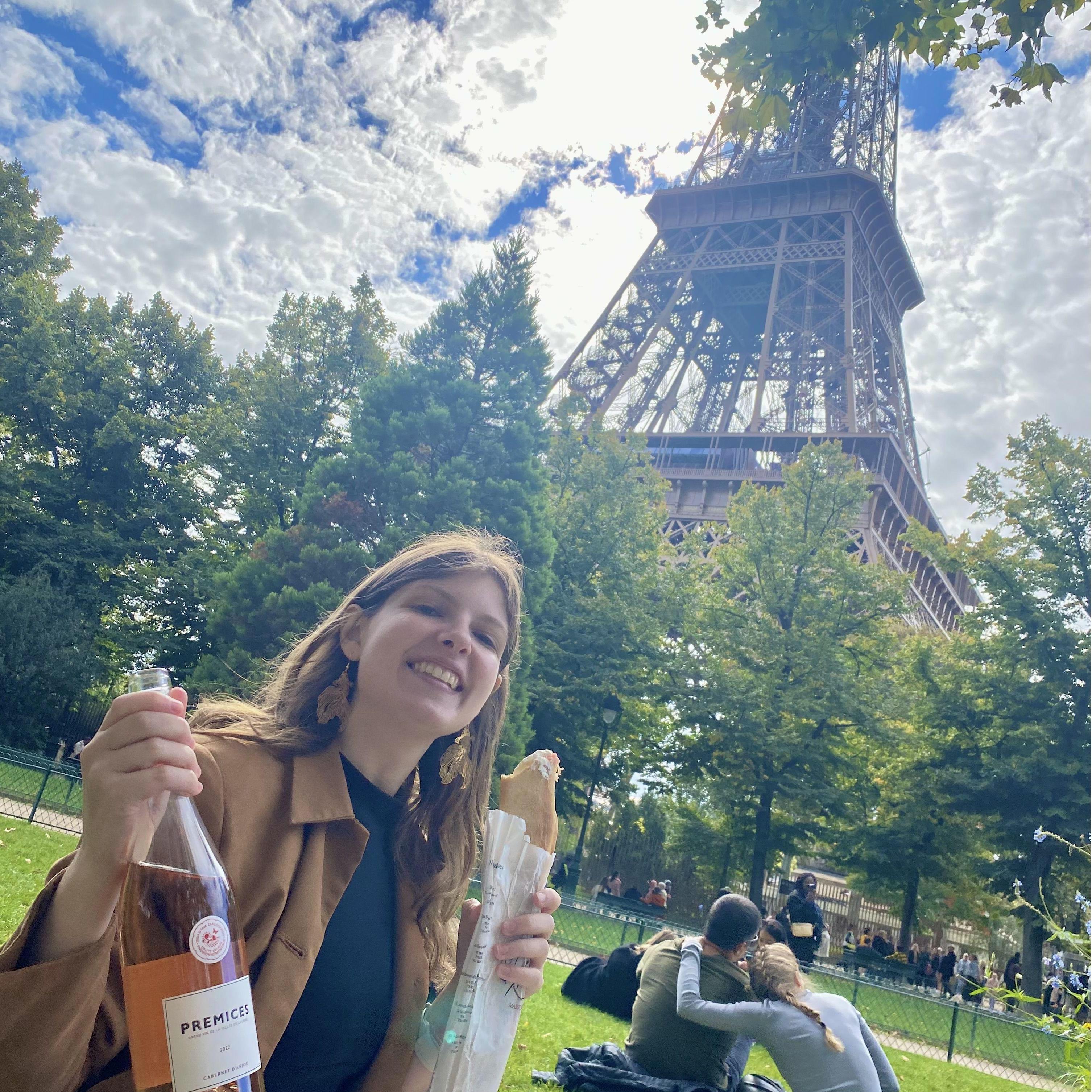 ... AND Paris. (We had a picnic at the Eiffel Tower, explored the Louvre, walked through the catacombs, and enjoyed a boat ride on the Seine all in 3 days thanks to Kayla's wonderful planning)