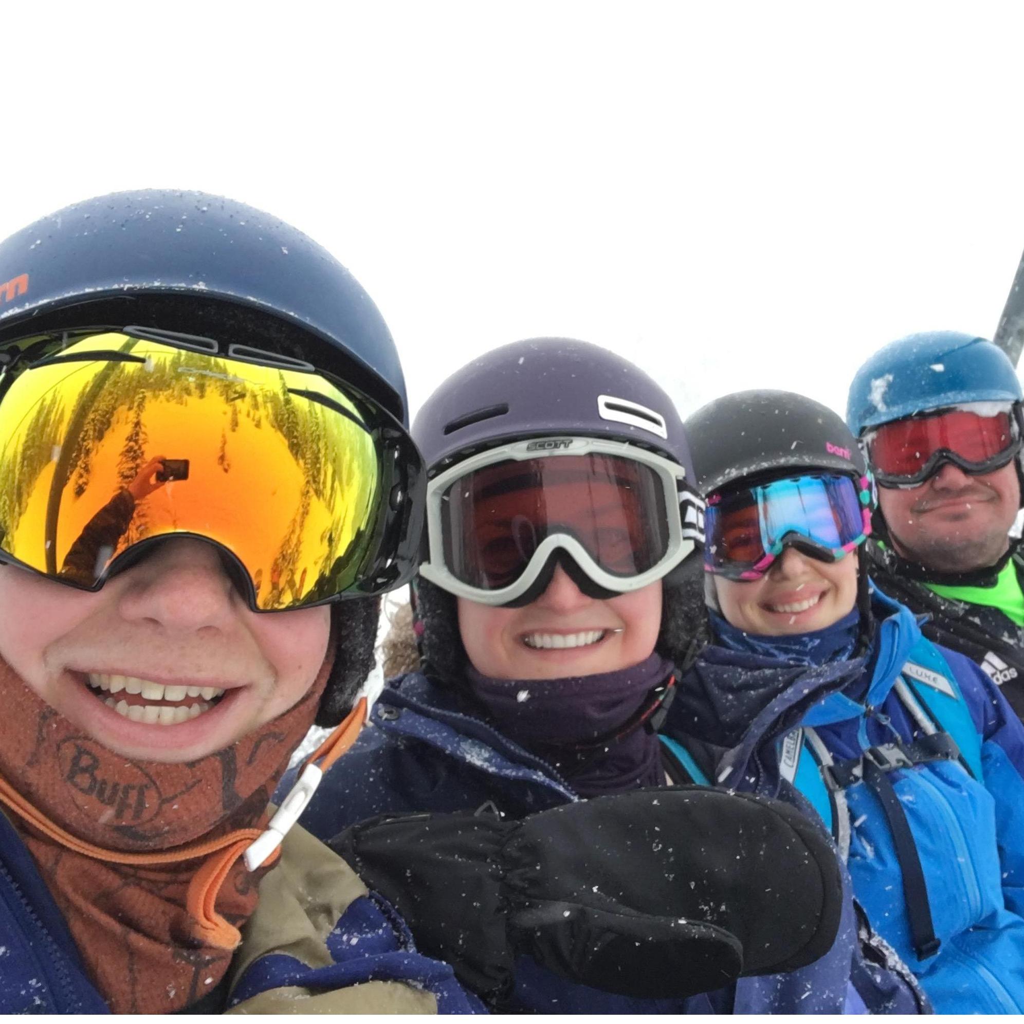 Slopes with friends.