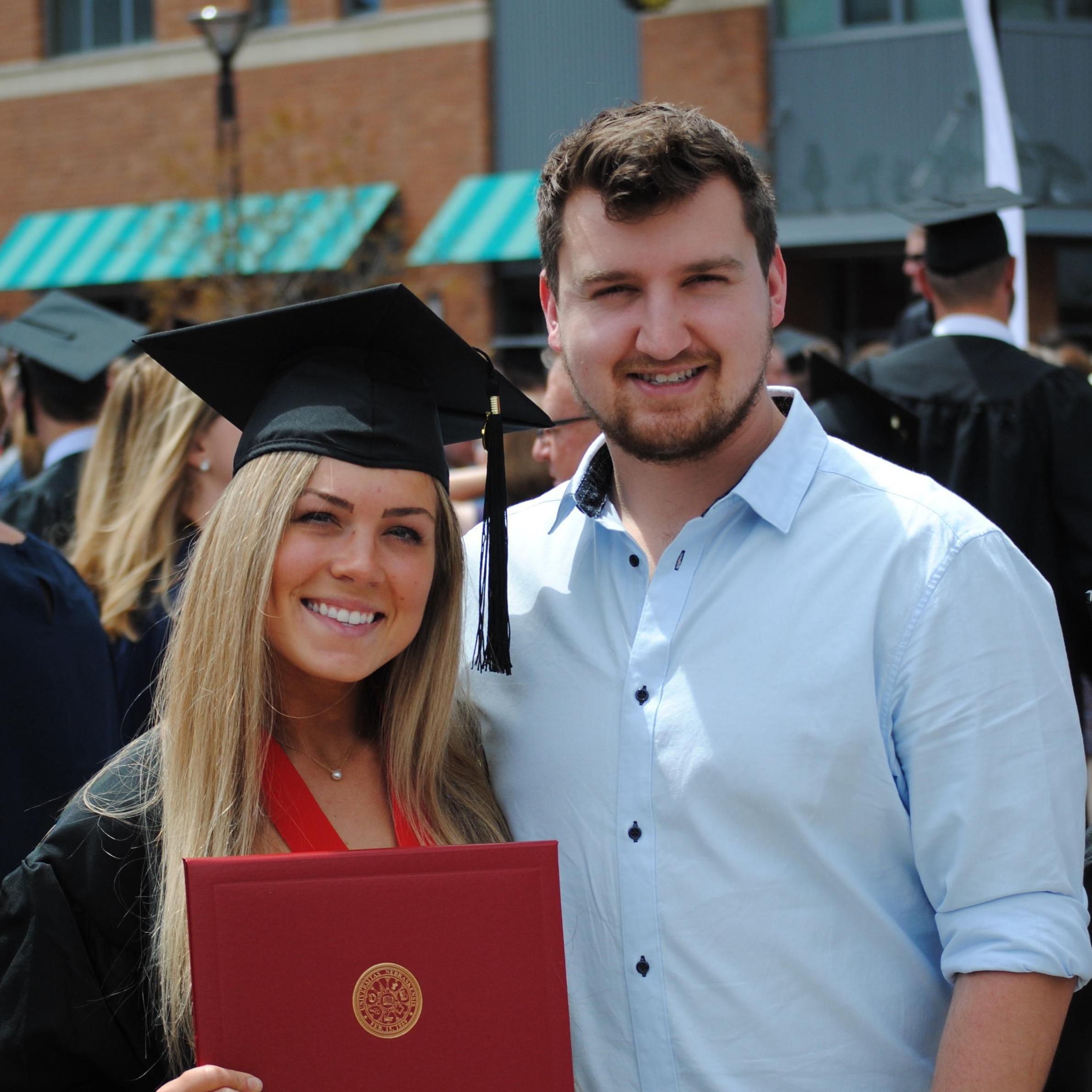 Kelsi's college graduation.