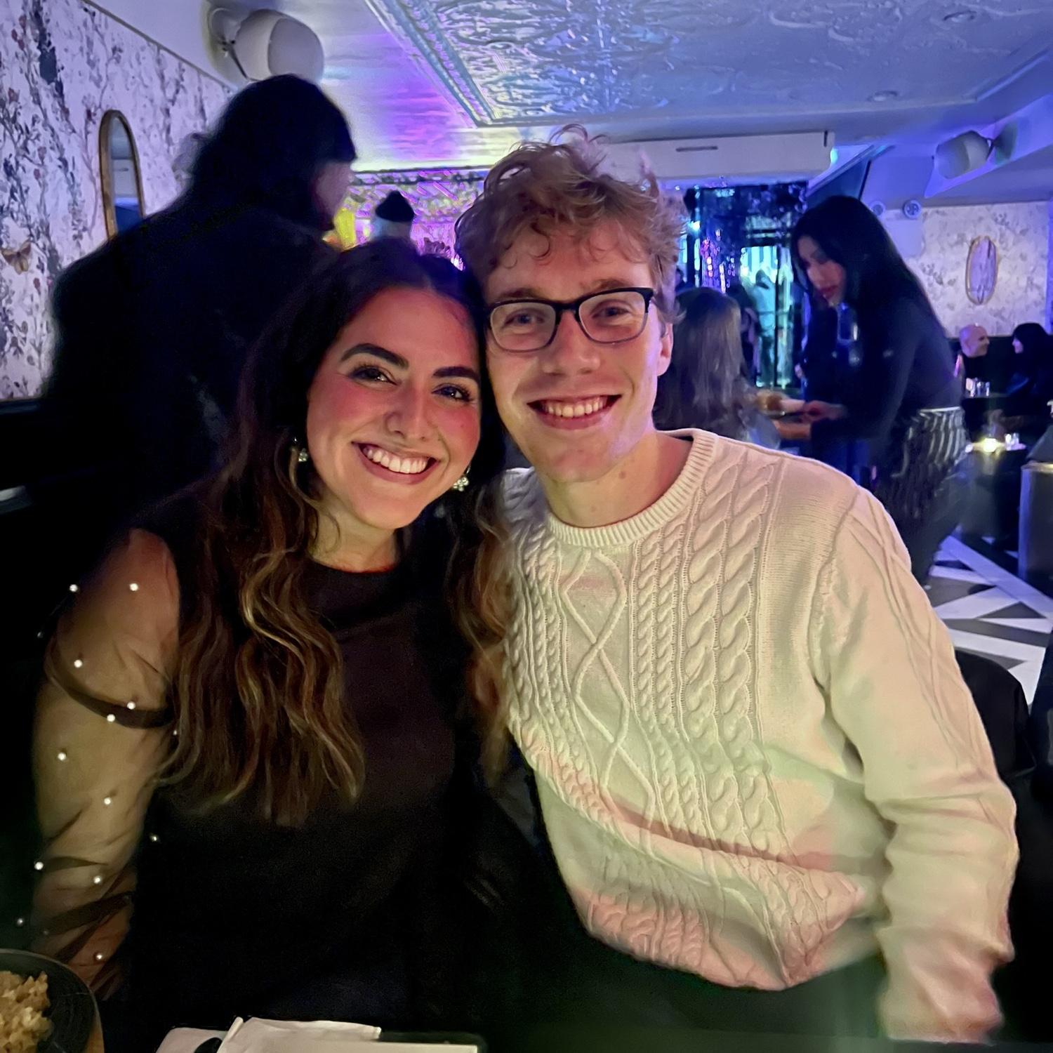 Ryan's surprise 25th birthday dinner in NYC