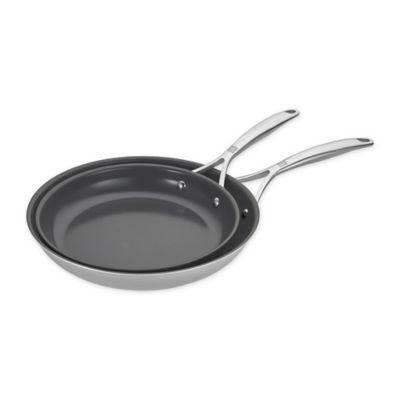 Zwilling® J.A. Henckels Energy Plus Nonstick Stainless Steel 2-Piece Fry Pan Set