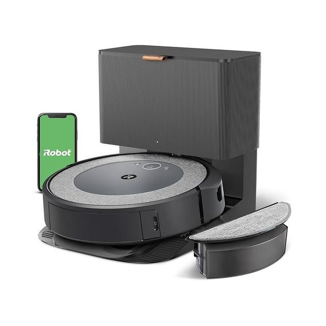 iRobot Roomba Combo i5+ Self-Emptying Robot Vacuum & Mop – Clean by Room with Smart Mapping, Empties Itself for Up to 60 Days, Alexa Enabled, Personalized Cleaning OS, Ideal for Pet Hair