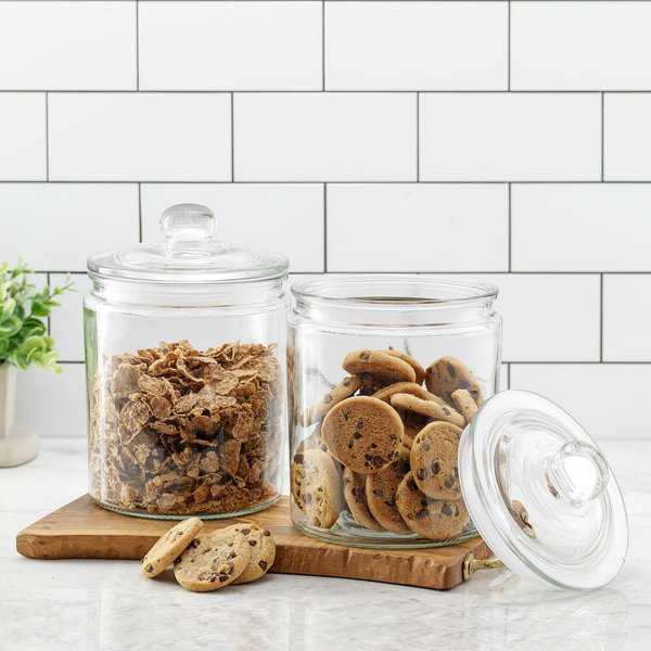 JoyJolt Glass Cookie Jar - Thumbnail 3