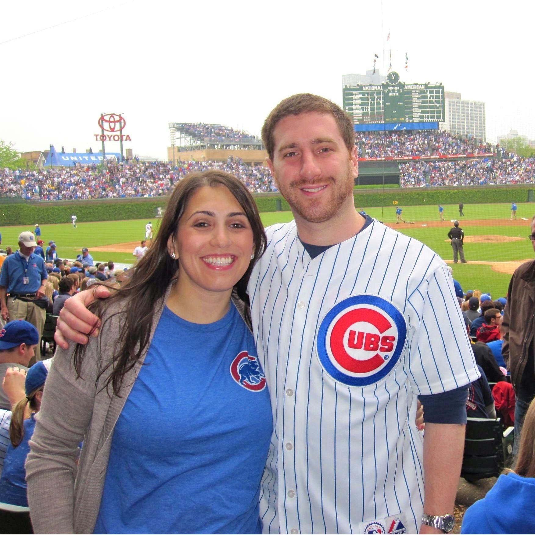 The one where Erica went to her first Cubs game at Wrigley Field in 2011