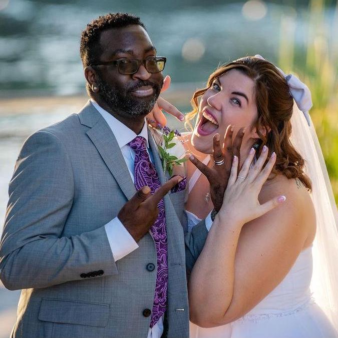 it's cheating to have pics of us from wedding #1 😂