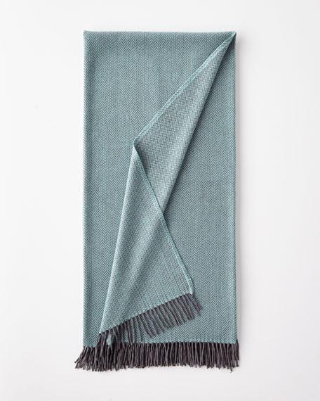 Mantas EzcarayAustralia Espiga Blue Throw
