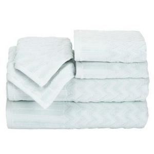 Solid Bath Towels and Washcloths 6pc Black Yorkshire Home