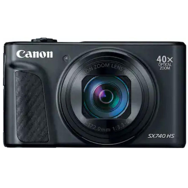 Canon - PowerShot SX740 HS 20.3-Megapixel Digital Camera - Black