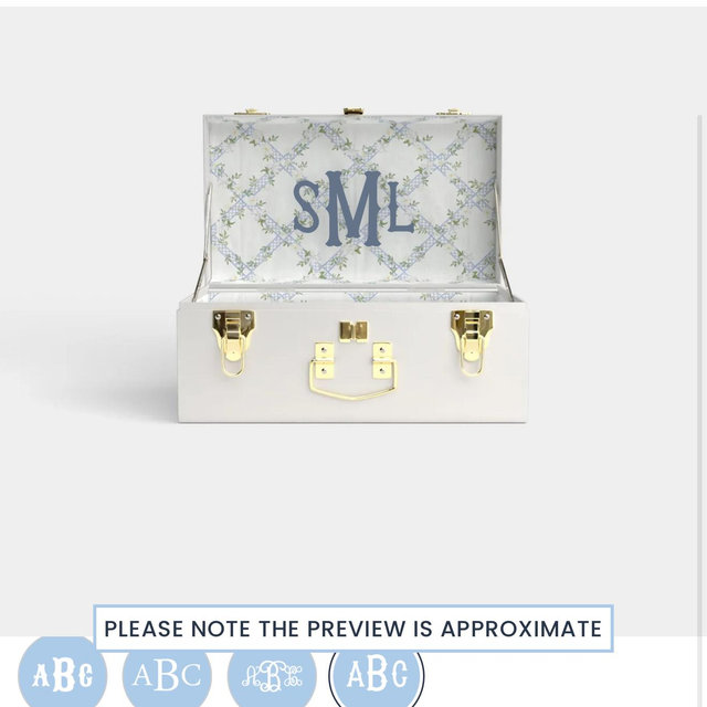 Bridesmaid Mini Trunk