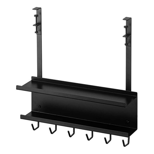 Yamazaki Home Smart Under-Desk Cable & Router Storage Rack Organizer Rack for Minamlist Office - Steel