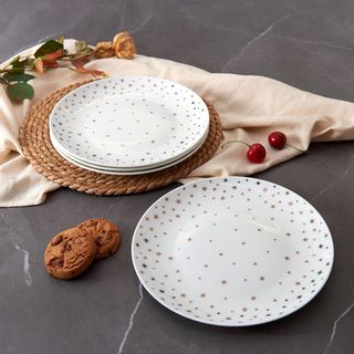 Millie Gold Salad Plate, Set of 4
