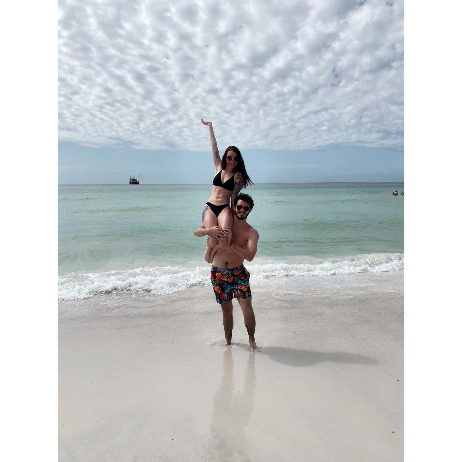 Our very first beach trip to PCB!