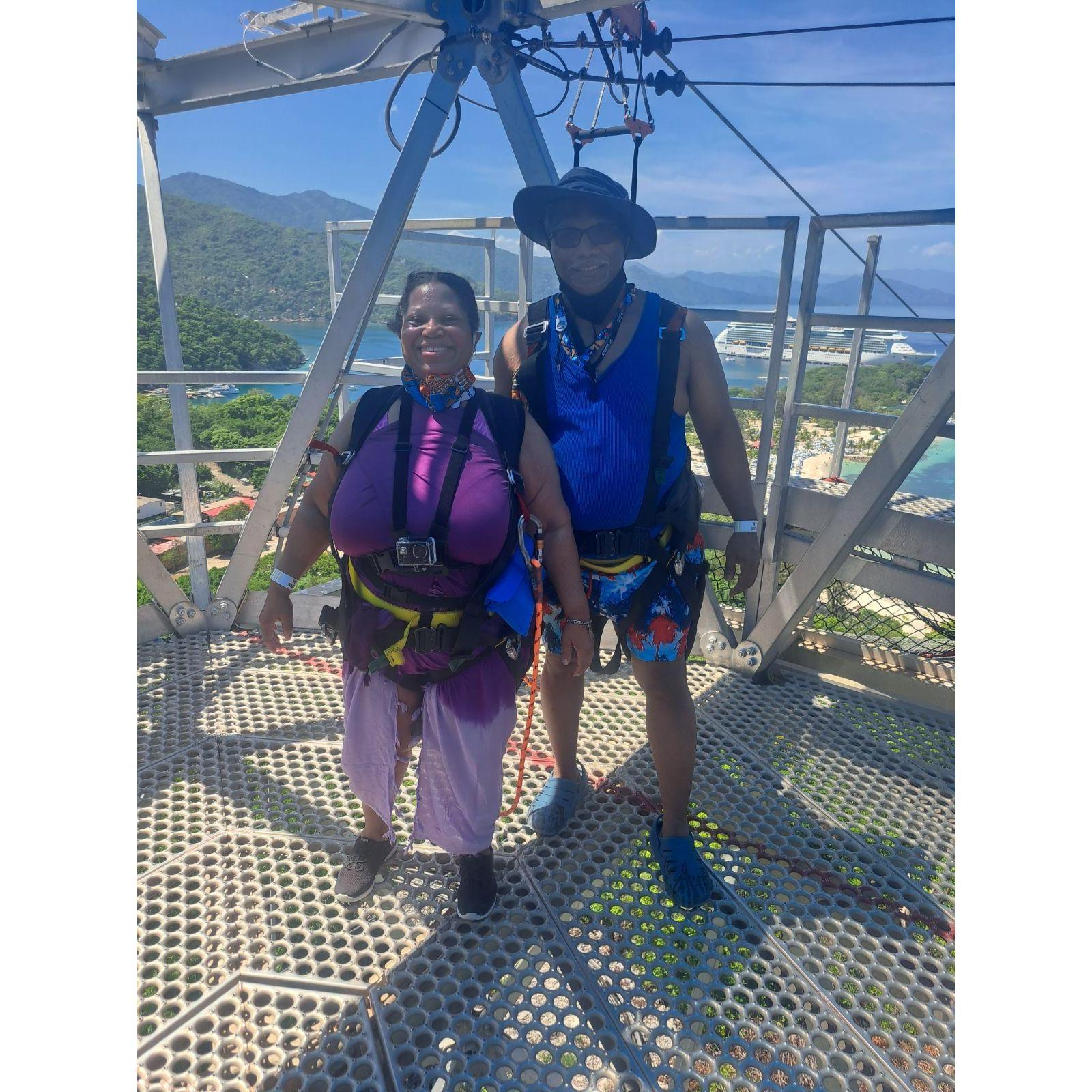 Ziplining