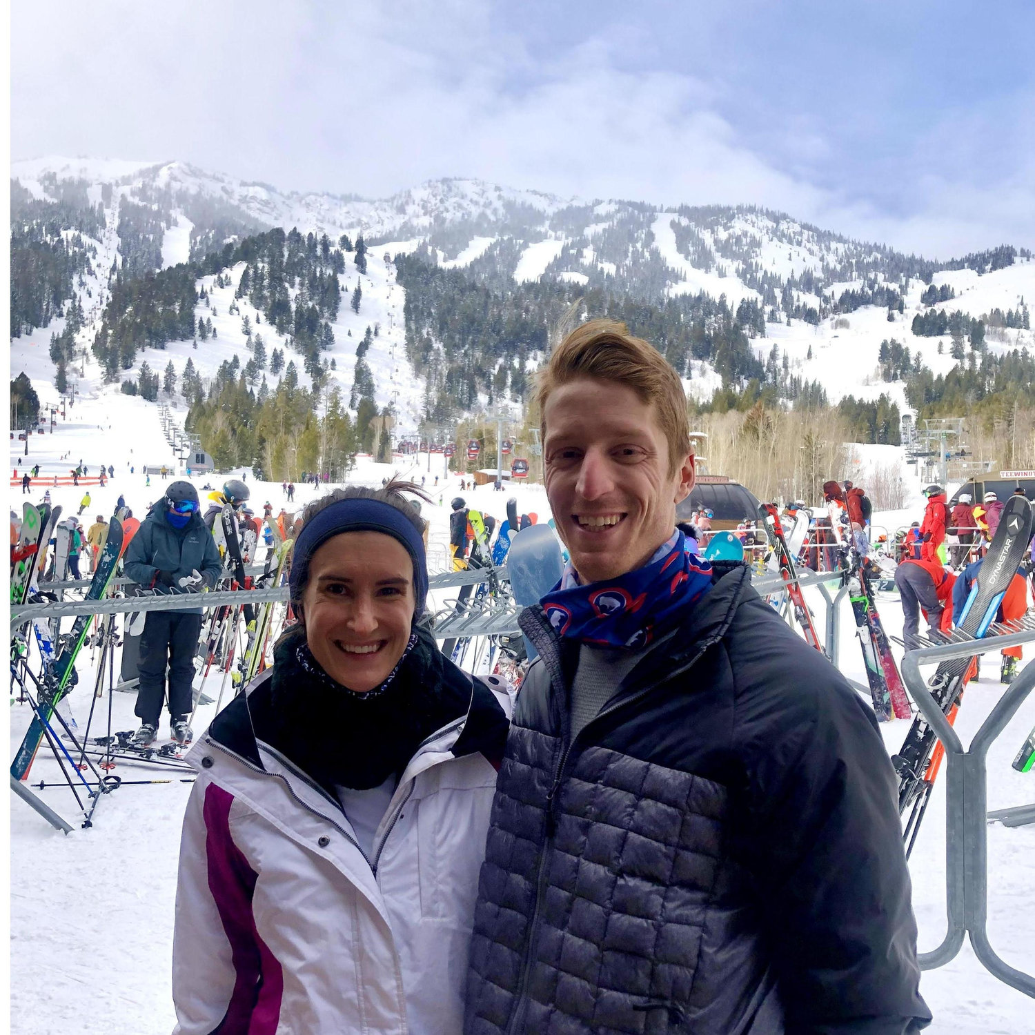 First time skiing. Jackson Hole, WY