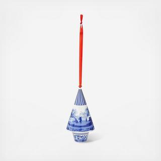 Blue Italian Christmas Tree Ornament