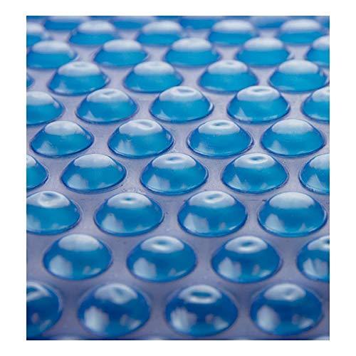 Sun2Solar Blue 18-Foot-by-33-Foot Oval Solar Cover Heating Blanket | 1600 Series with 6-Pack of Heavy-Duty Grommets Bundle | for In-Ground and Above-Ground Oval Swimming Pools | Place Bubble-Side Down