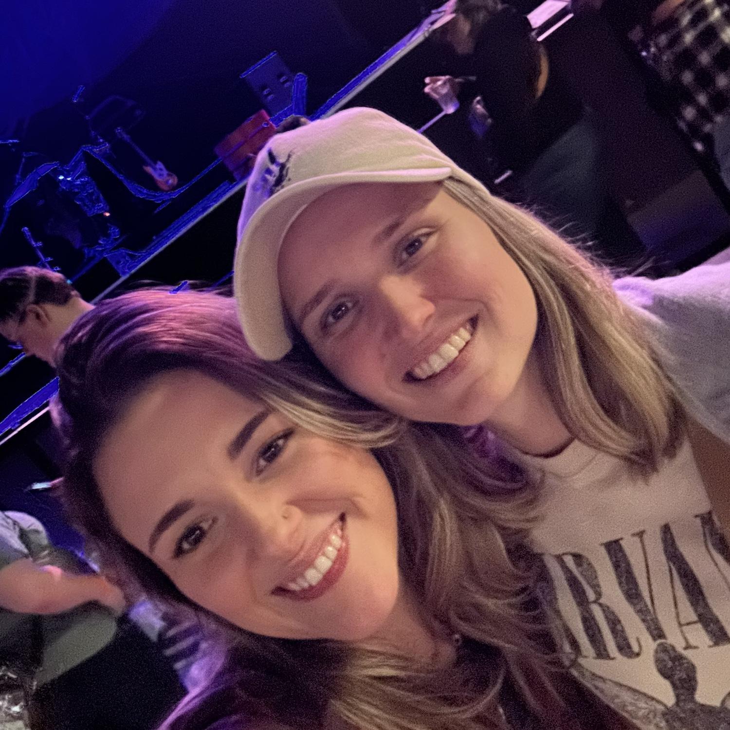 Seeing our wedding song artist in person for the first time!