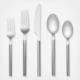 Mott Street 5-Piece Stainless Steel Flatware Set, Service for 1