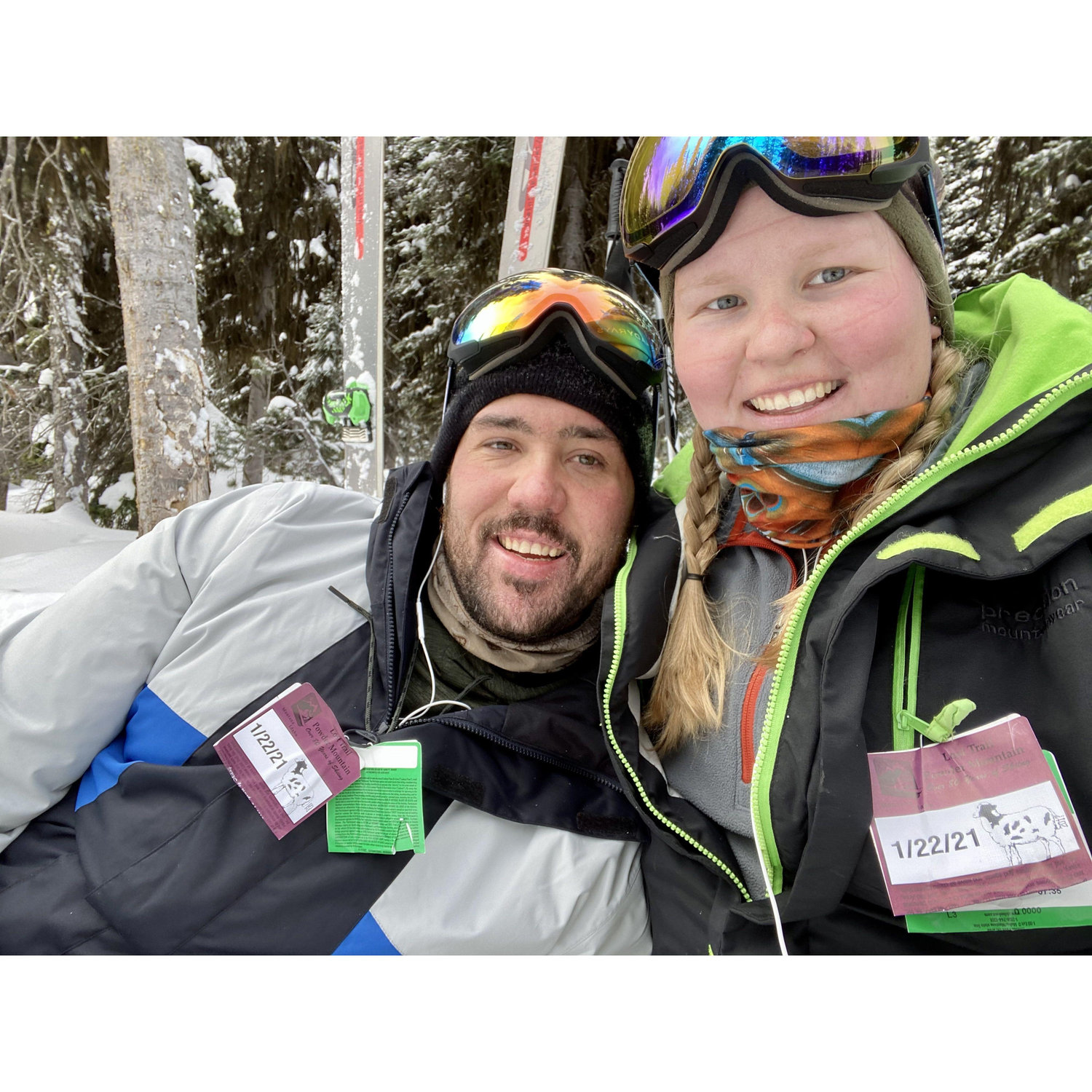 Skiing at Lost Trail Pass