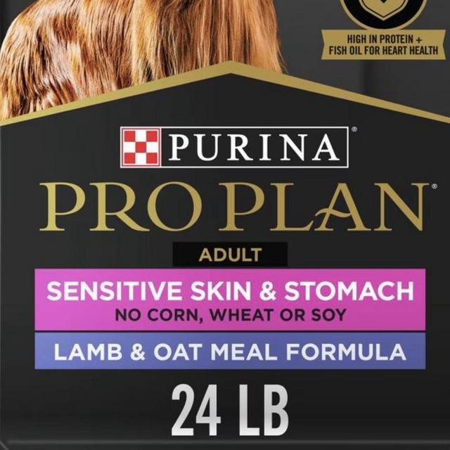 PURINA PRO PLAN Sensitive Skin & Stomach Adult with Probiotics Lamb & Oat Meal Formula High Protein Dry Dog Food, 4-lb bag - Chewy.com