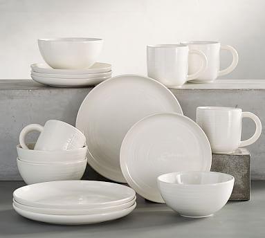 Joshua 16-Piece Dinnerware Set - Ivory White