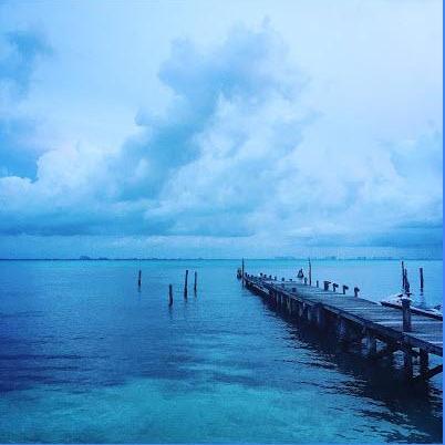 Pier outside of the house.