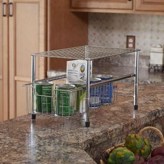 Wire Cabinet with Pull Out Basket