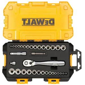 DEWALT - 1/4 in. and 3/8 in. Drive Ratchet & Socket Set (34-Piece)