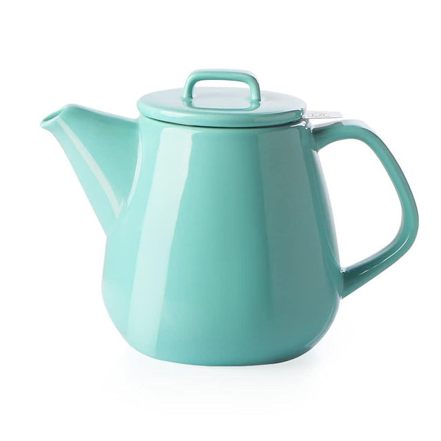 Sweejar 40oz Tea pot with Removable Stainless Steel Infuser,Dishwasher Safe Tea Pots for Loose Tea,Tea Pots with Infuser for Chrismas Women Gift(Turquoise)