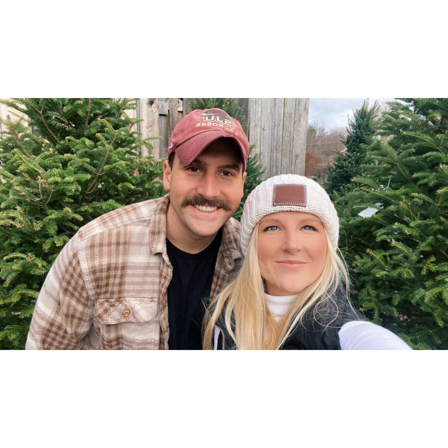 Picking our first Christmas tree living together.