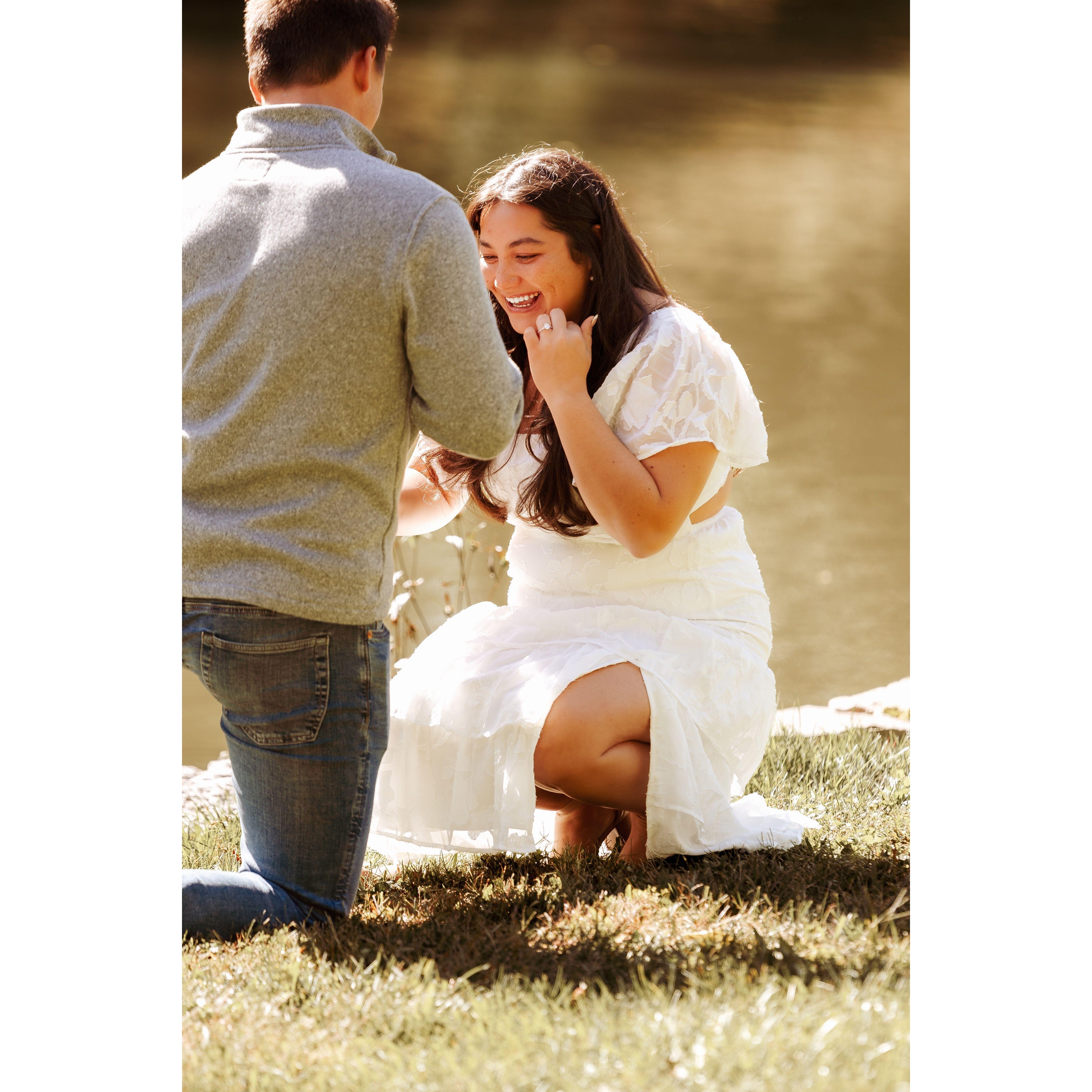 The proposal 10.10.2023 Oliver Winery Bloomington, IN