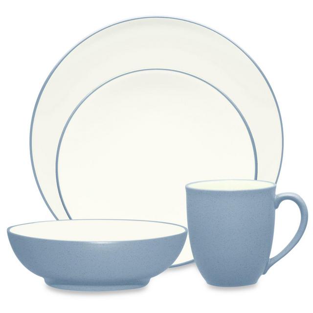 Noritake® Colorwave Coupe 4-Piece Place Setting in Ice