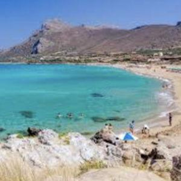 Beach Club Day at Falasarna Beach in Crete