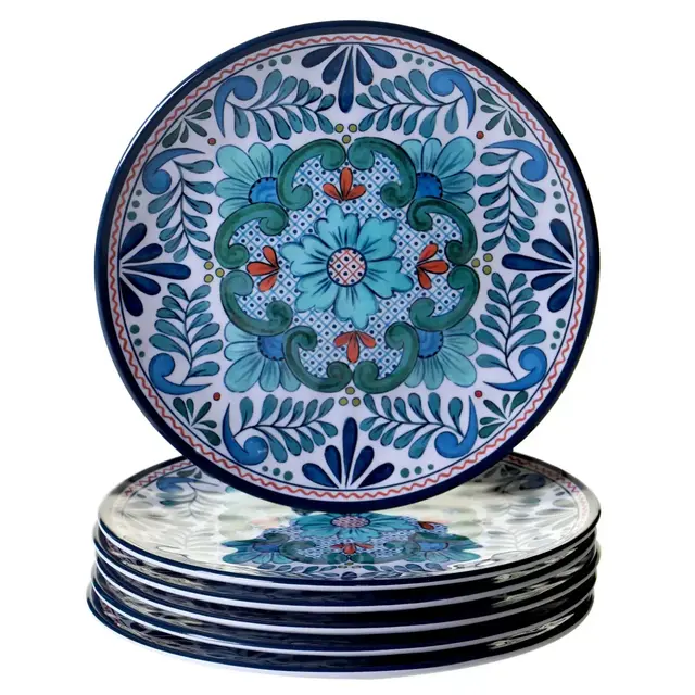 Certified International Talavera Salad Plates (Set of 6)