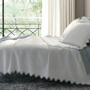Aziza Matelassé Coverlet | Matouk Luxury Linens