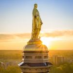 Notre Dame- Mary Atop the Golden Dome