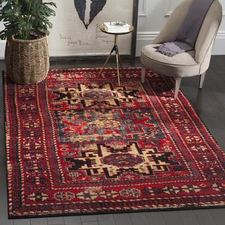 Vintage Hamadan Tribal Area Rug