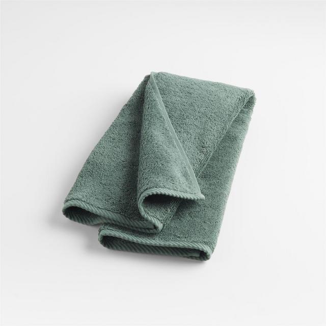Quick-Dry Duck Green Organic Cotton Hand Towel