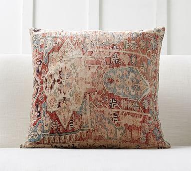 Basilia Velvet Pillow Cover - Pottery Barn