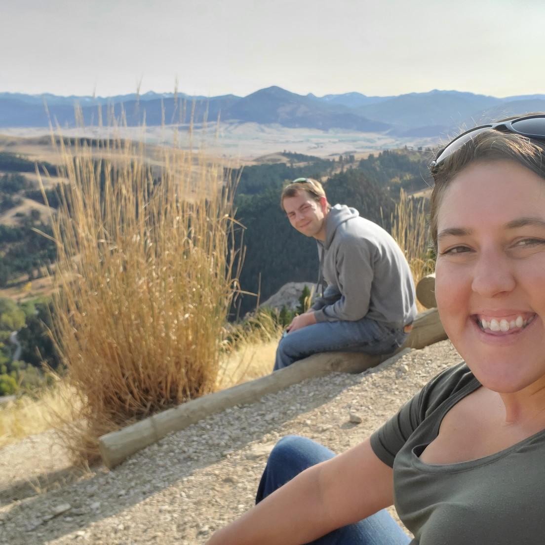 Top of the mountain in Montana