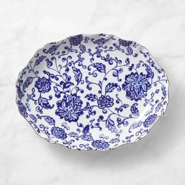 Marlo Thomas Deep Platter, Blue