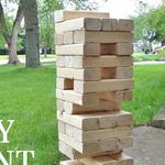 Giant Jenga (yard game)