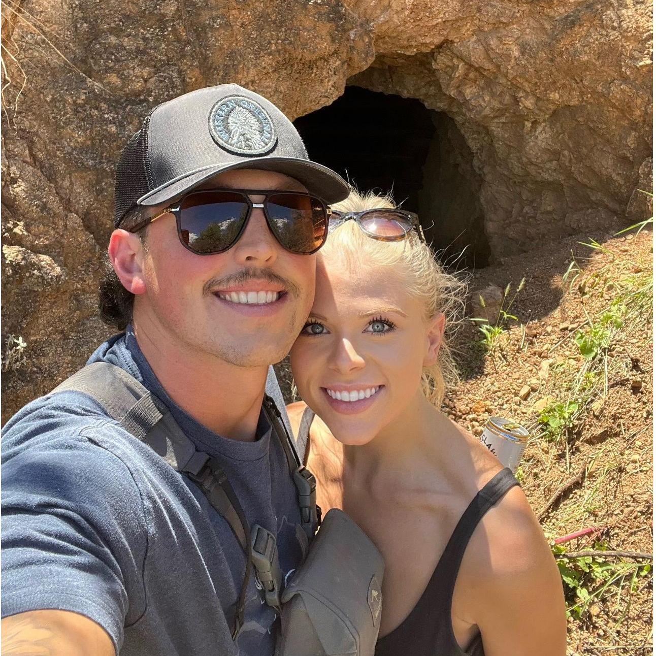 This was our first date as boyfriend and girlfriend! We took the Razor for a ride in the mountains by the winery where the proposal took place.