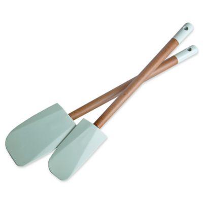 Jamie Oliver Spatula in Natural/Blue (Set of 2)