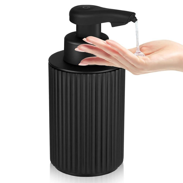 Automatic Soap Dispenser Liquid Hand Free Soap Dispenser Rechargeable Soap Dispenser Touchless Soap Dispenser Smart Electric Auto Dish Soap Dispenser for Bathroom, Kitchen, Commercia