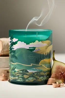 Glasshouse Fragrances Woody Breathtaking Banff Glass Candle