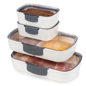 ProKeeper 4-Piece Deli Container Set – Airtight, BPA-Free Food Storage with Freshness Lock, Ideal for Deli Meats, Cheese, and Produce
