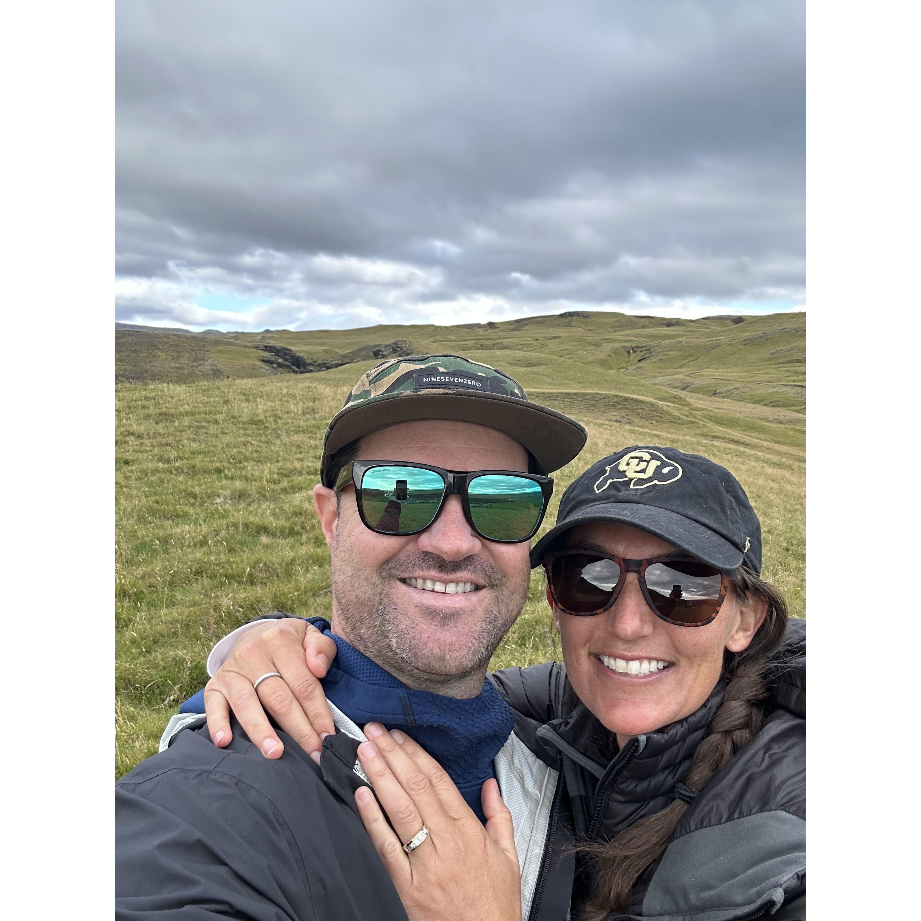 Just after we got engaged!