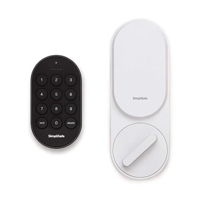 SimpliSafe Smartlock (White) - Compatible with SimpliSafe Home Security System (New Gen)